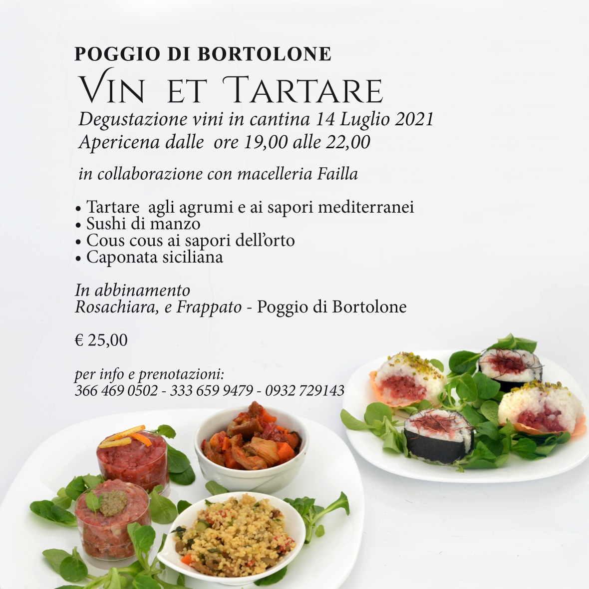 Vin et Tartare 14 luglio 2021 - Image 2